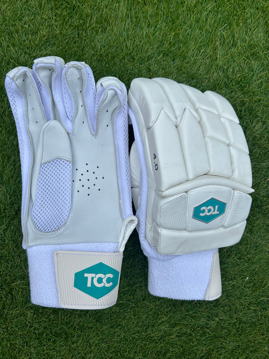 TCC Batting Gloves Teal Logo (Small Boys and Girls Size)