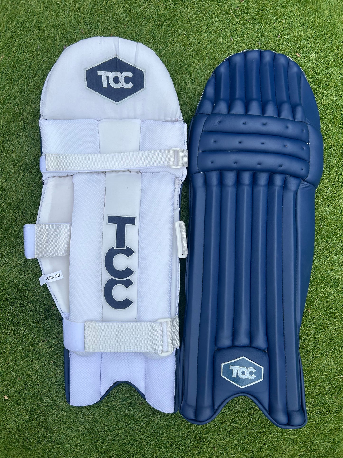 TCC Boys Navy Blue Batting Pads (Youth Size)